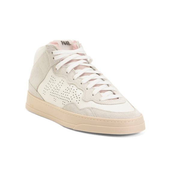 Leather Sneakers Sportstar White Shoes Sportstar Womens White - Main Image
